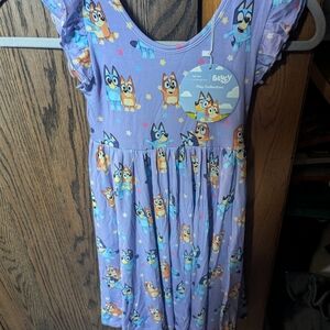 Bluey Kids' Purple Dress